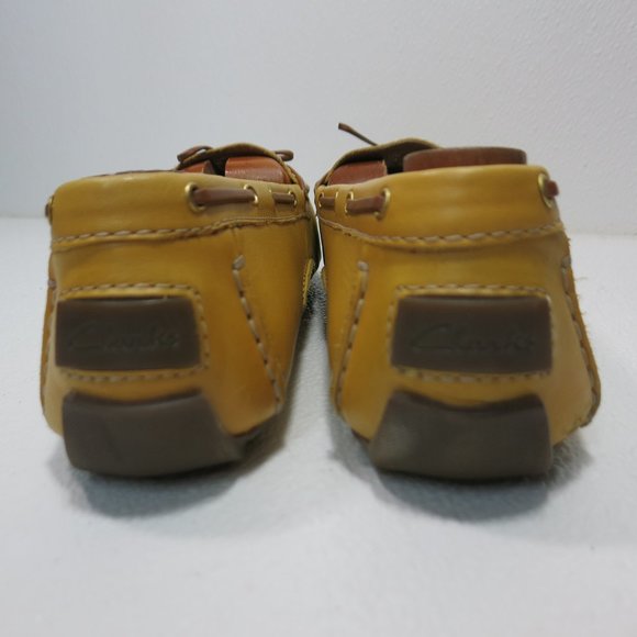 Clarks Artisan Mustard Leather Comfort Moccasins Women's Shoes Footwear Sz 12 - Picture 8 of 9